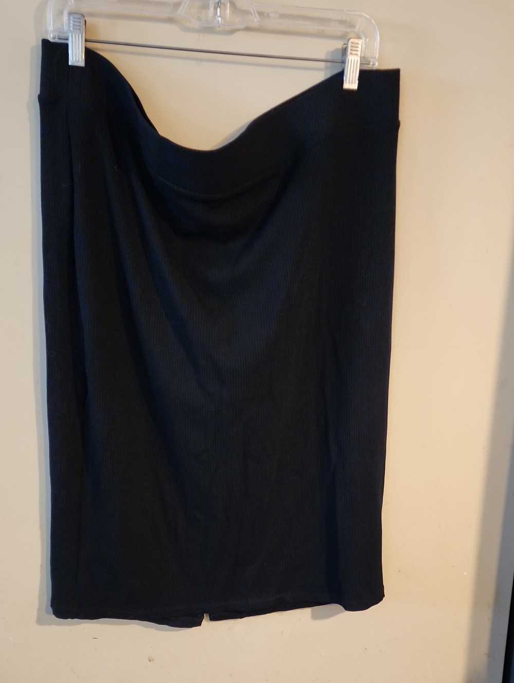 torrid Black Ribbed Pencil Skirt